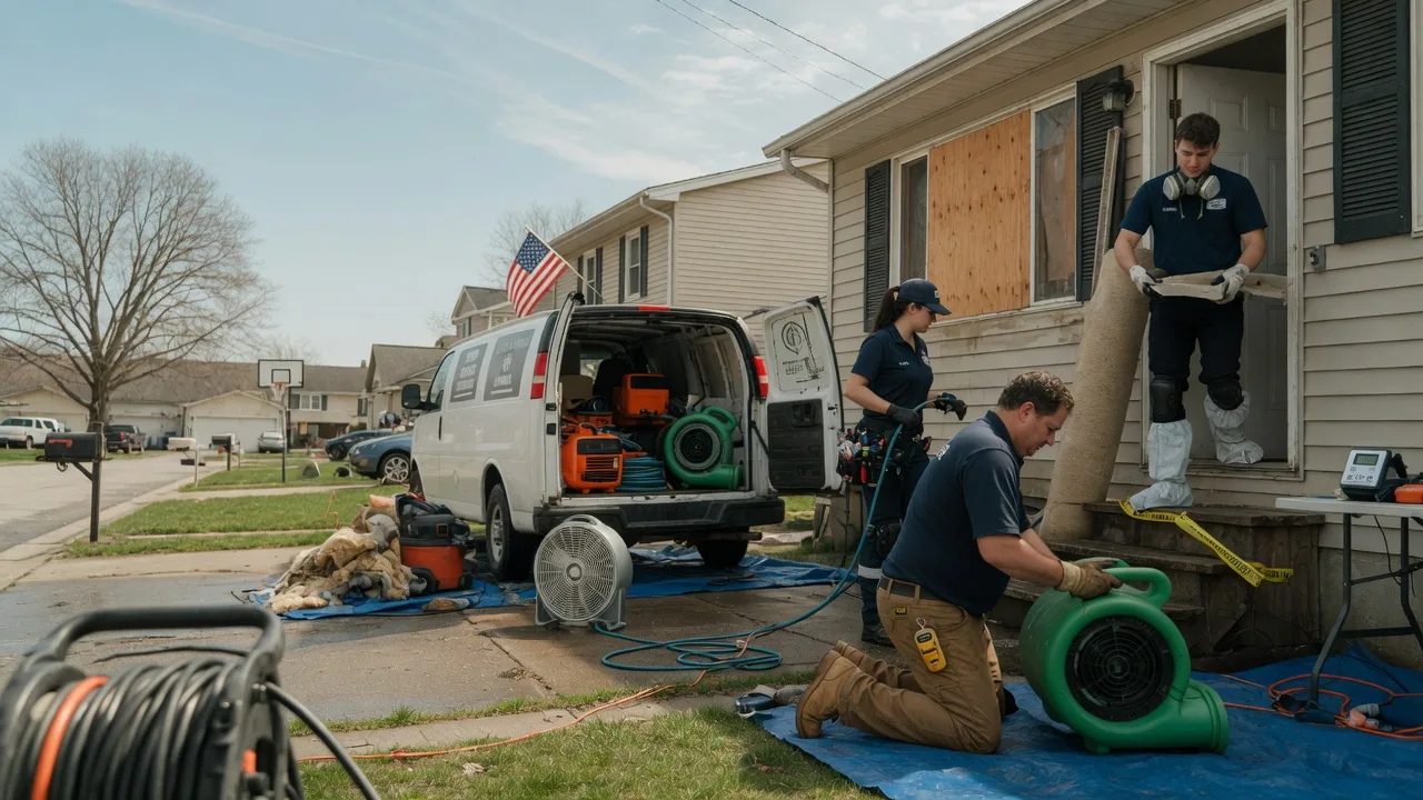 Water Damage Restoration in Wells, MN near me